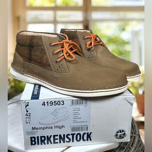 BIRKENSTOCK X HARRIS TWEED 1774 Designer Collaboration Ankle Chukka Boot EU 42 - Picture 2 of 13